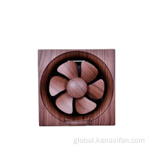 Home Business Exhaust Fan Wood Grain household mini Ventilation Exhaust Extractor Fan Supplier